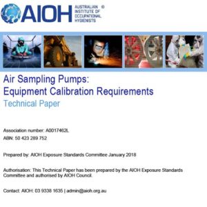 Guidelines for Writing Occupational Hygiene Reports (2017) – AIOH