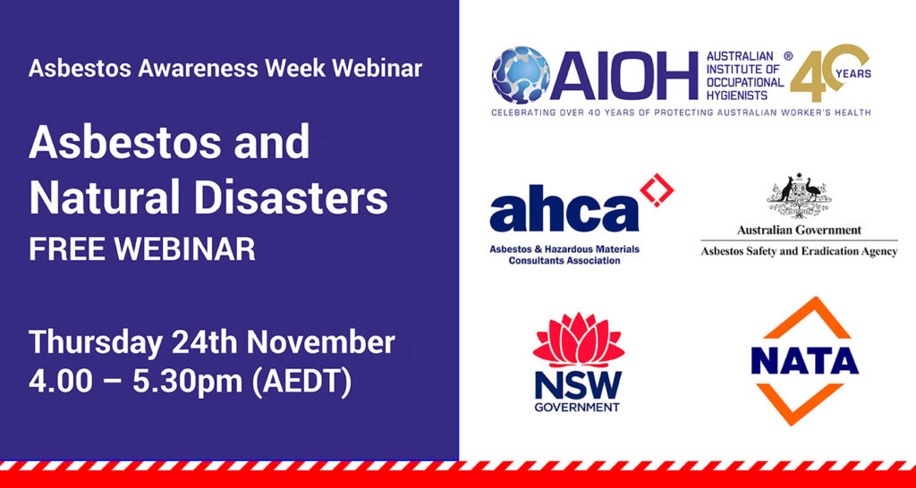 Asbestos Awareness Week Webinar 24 11 22