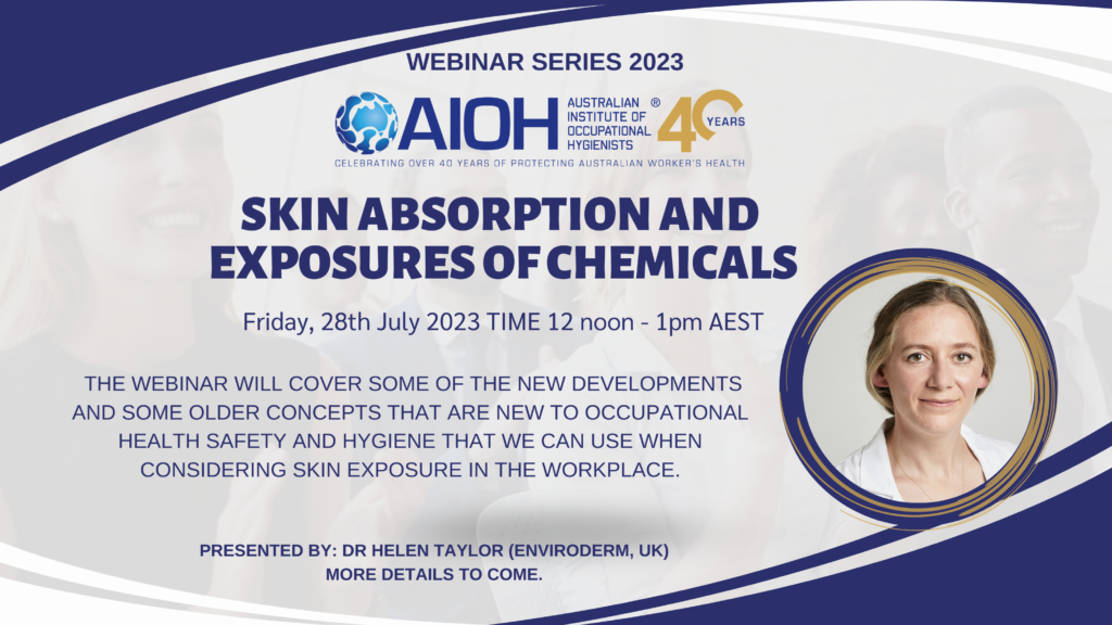Webinar Recording -  Skin Absorption and Exposures of Chemicals Recorded 27th July 23